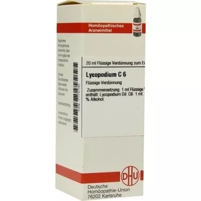 LYCOPODIUM C 6 Hígítás, 20 ml