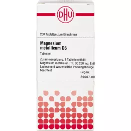 MAGNESIUM METALLICUM D 6 tabletta, 200 db