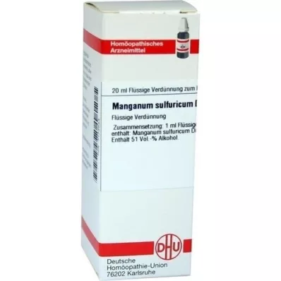MANGANUM SULFURICUM D 6 Hígítás, 20 ml