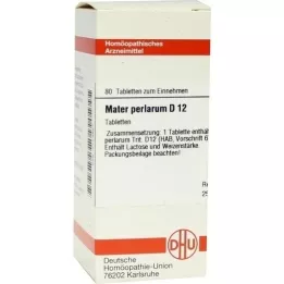 MATER PERLARUM D 12 tabletta, 80 db