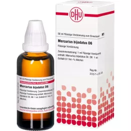 MERCURIUS BIJODATUS D 6 Hígítás, 50 ml