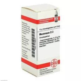 MEZEREUM D 3 gömböcskék, 10 g