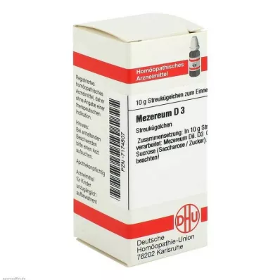 MEZEREUM D 3 gömböcskék, 10 g MEZEREUM D 3 gömböcskék, 10 g