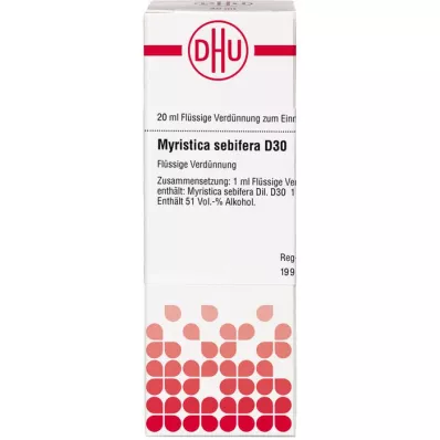 MYRISTICA SEBIFERA D 30 Hígítás, 20 ml