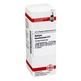 NATRIUM BICARBONICUM D 6 Hígítás, 20 ml