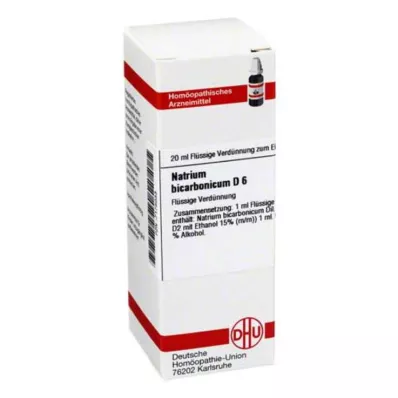 DHU Natrum bicarbonicum D 6 hígítás, 20 ml