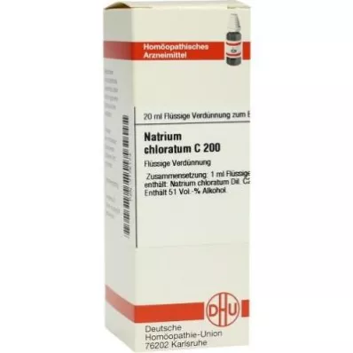 Sodium Chloratum C200 hígítás (20 ml)