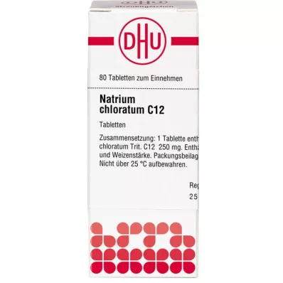 NATRIUM CHLORATUM C 12 tabletta, 80 db