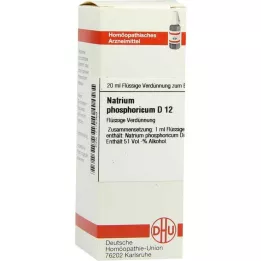 NATRIUM PHOSPHORICUM D 12 Hígítás, 20 ml