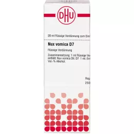 NUX VOMICA D 7 hígítás, 20 ml