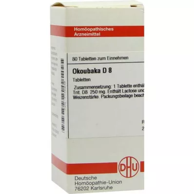 DHU Okoubaka D 8 tabletta, 80 db