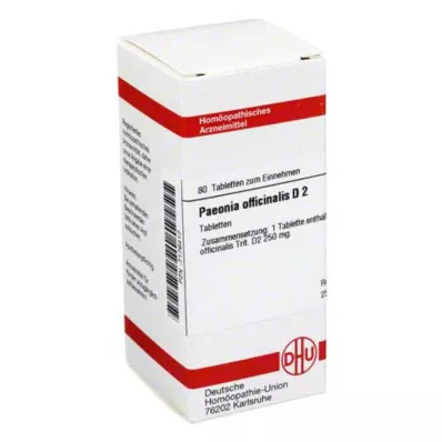 DHU Paeonia officinalis D 2 tabletta, 80 db DHU Paeonia officinalis D 2 tabletta, 80 db