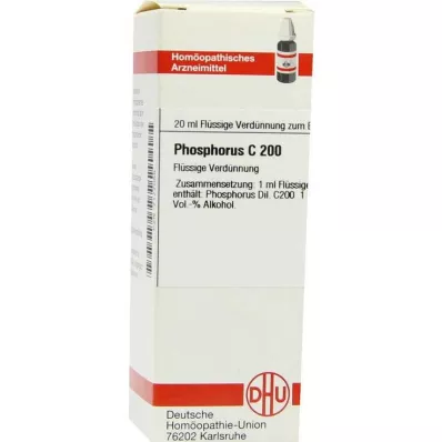 DHU Foszfor C 200 hígítás, 20 ml DHU Foszfor C 200 hígítás, 20 ml