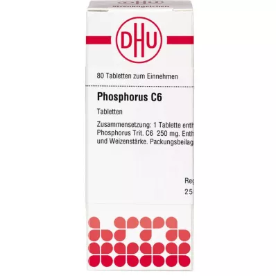 PHOSPHORUS C 6 tabletta, 80 db