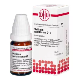 PLATINUM METALLICUM D 10 golyó, 10 g