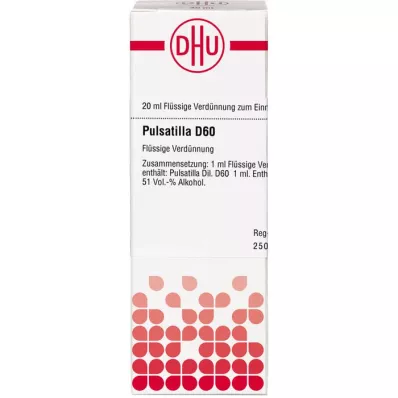 PULSATILLA D 60 Hígítás, 20 ml