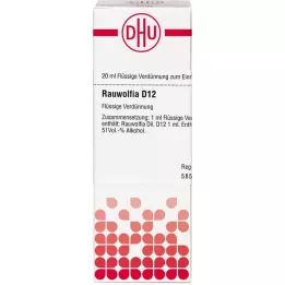 RAUWOLFIA D 12 Hígítás, 20 ml