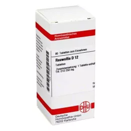 RAUWOLFIA D 12 tabletta, 80 db