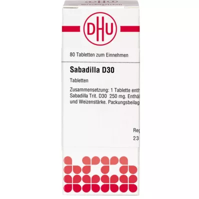 SABADILLA D 30 tabletta, 80 db