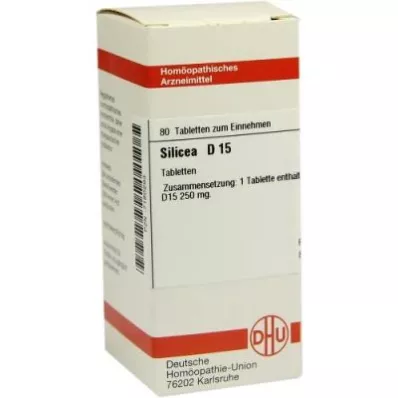 SILICEA D 15 tabletta, 80 db