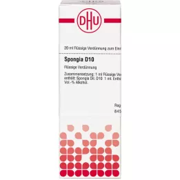 SPONGIA D 10 Hígítás, 20 ml