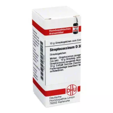 STREPTOCOCCINUM D 30 gömböcskék, 10 g
