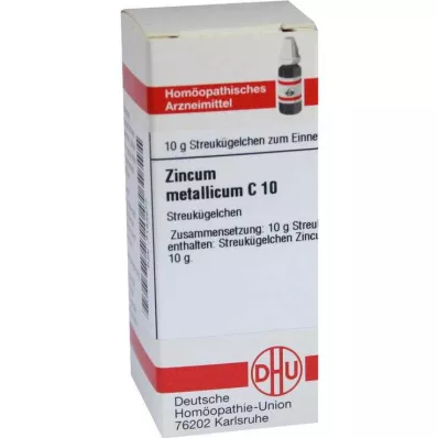 DHU Zinkum metallicum C 10 gömböcskék, 10 g DHU Zinkum metallicum C 10 gömböcskék, 10 g