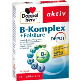 DOPPELHERZ B-komplex+folsav tabletta, 45 db
