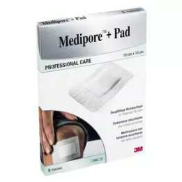 MEDIPORE+Pad 3M 10x15cm 3569NP Gipsz, 5 db