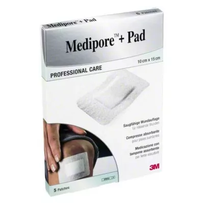 Medipore + Pad 3M 10x15cm 3569NP vakolat, 5 db