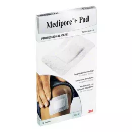 MEDIPORE+Pad 3M 10x20cm 3570NP Gipsz, 5 db