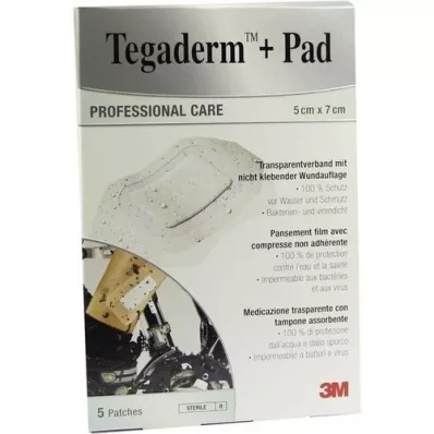 TEGADERM 3M Plus Pad 5x7 cm Ready made.3582NP, 5 db