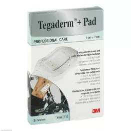 TEGADERM 3M Plus Pad 5x7 cm Ready made.3582NP, 5 db