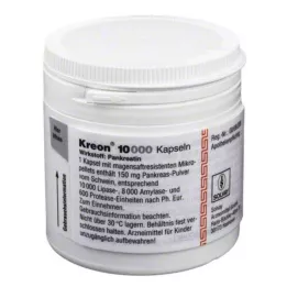 KREON 10 000 kemény kupak bélsavval bevont tablettával, 200 db