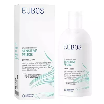 EUBOS SENSITIVE tusfürdő & krém, 200 ml EUBOS SENSITIVE tusfürdő & krém, 200 ml