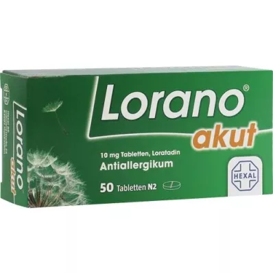 LORANO akut tabletta, 50 db