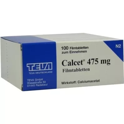 CALCET 475 mg filmtabletta, 100 db