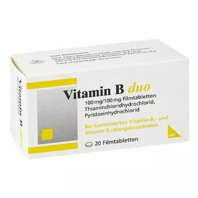 Vitamin B Duo filmtabletta, 20 db