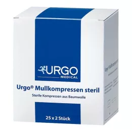 URGO MULLKOMPRESSEN 10x10 cm steril, 25X2 db