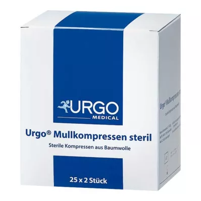 URGO MULLKOMPRESSEN 10x10 cm steril, 25X2 db