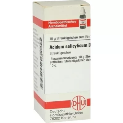 ACIDUM SALICYLICUM D 4 golyó, 10 g