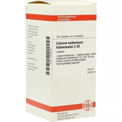 CALCIUM CARBONICUM Hahnemanni C 30 tabletta, 200 db