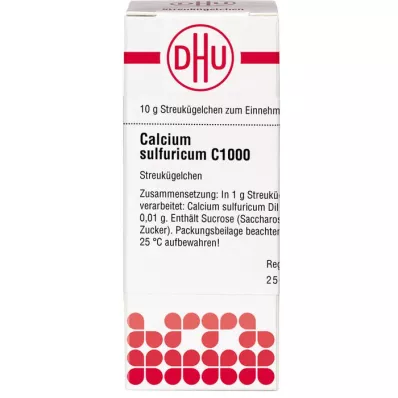CALCIUM SULFURICUM C 1000 golyó, 10 g