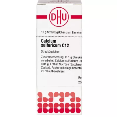 CALCIUM SULFURICUM C 12 gömböcskék, 10 g