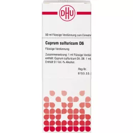 CUPRUM SULFURICUM D 6 Hígítás, 50 ml