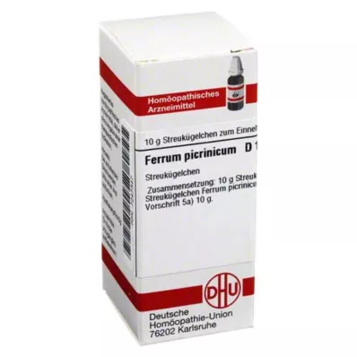 DHU Ferrum picrinicum D 12 gömböcske, 10 g DHU Ferrum picrinicum D 12 gömböcske, 10 g