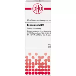 LAC CANINUM D 20 hígítás, 20 ml