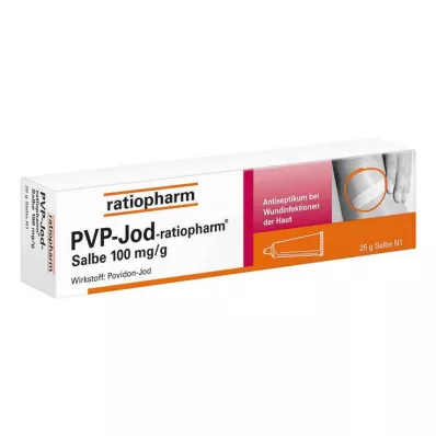 Pvp jodatum ratiopharm kenőcs, 25 g