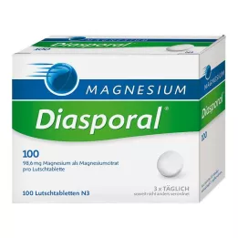 MAGNESIUM DIASPORAL 100 pasztilla, 100 db