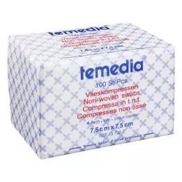 VLIESKOMPRESSEN 7,5x7,5 cm-es nem steril 4-szeres, 100 db